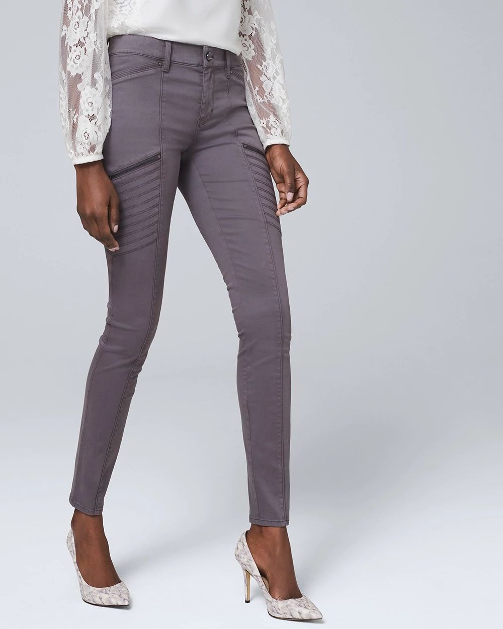 Mid Rise Skinny Ankle Jeans